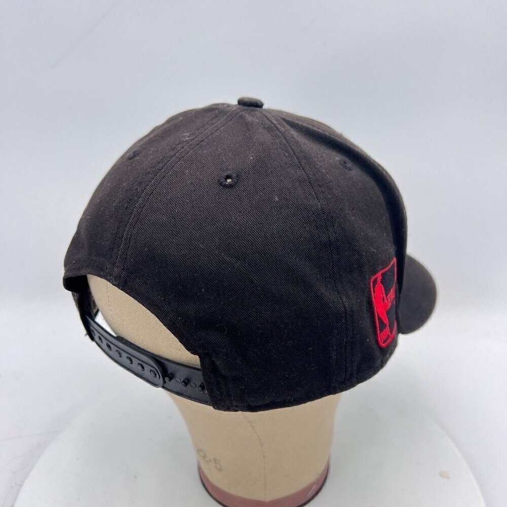 New Era Miami Heat Hardwood Classics NBA Unisex Size One Size Black Red Snapback - Picture 4 of 9